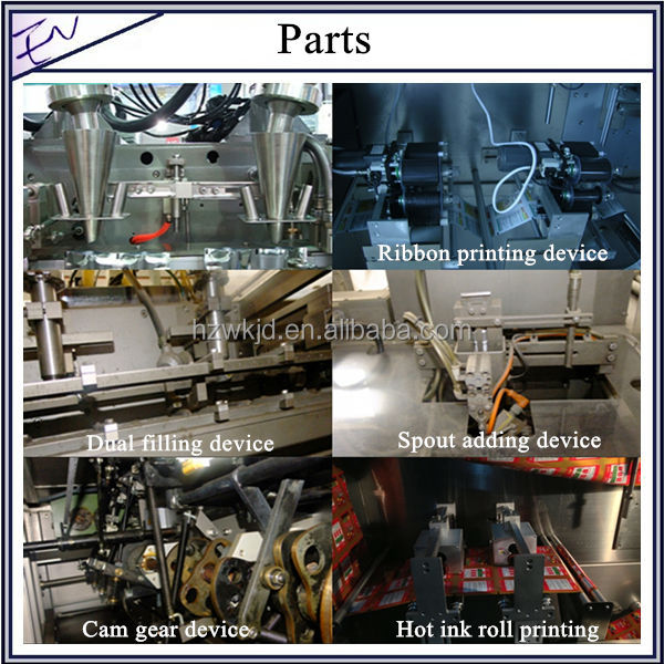 Automatic form fill seal saffron zipper bag packing machine