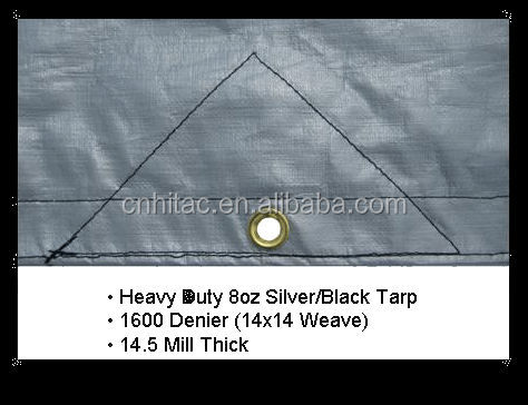 ヘビーデューティー15' ×54'干し草タープ、 8オンス。/1600デニール( 14x14)、 mil14.545ftx60ft干し草ターポリン問屋・仕入れ・卸・卸売り