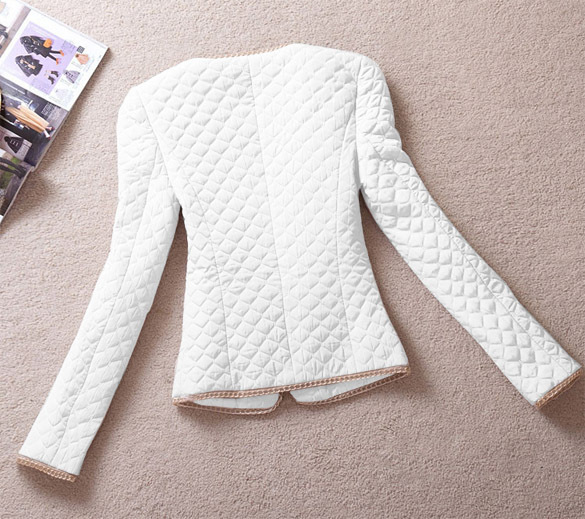冬の女性の高品質2015丸い襟スリム綿パッド入りジャケットレディースジャケットm/l/xl仕入れ・メーカー・工場