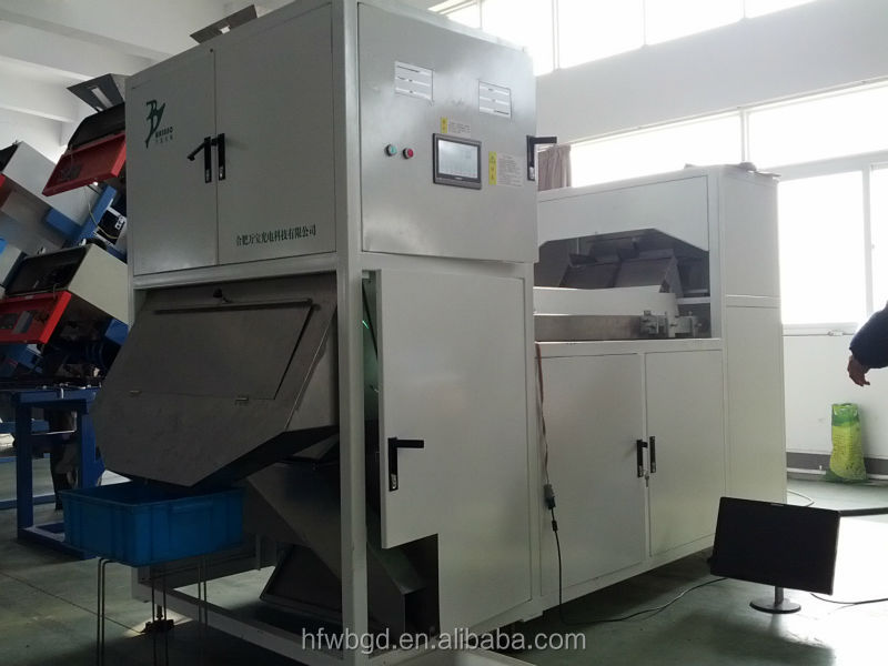 Quartz grain CCD color sorter