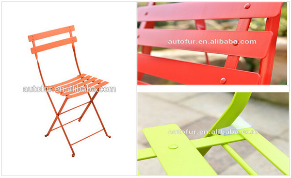 アンティーク金属ビストロテーブルと椅子のセットで屋外エリア仕入れ・メーカー・工場