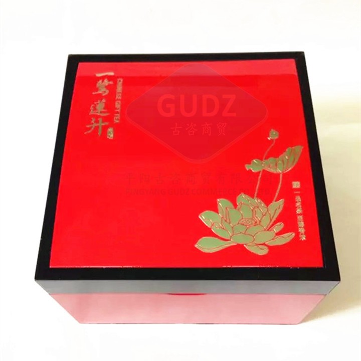 GUDZ-B14美しい木製茶箱でキャリーバッグ仕入れ・メーカー・工場