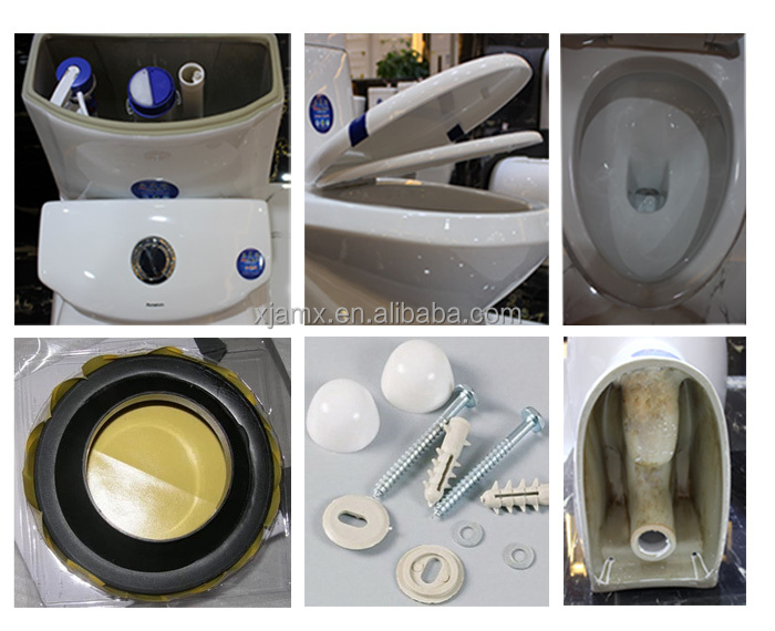 トップエンドのデザイン2014年衛生陶器セラミックバスルームのトイレボウルとセットで黄金トイレとビデ台座盆地問屋・仕入れ・卸・卸売り