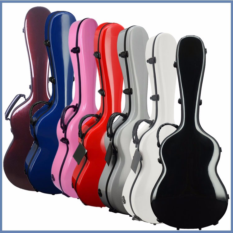 カラフルなグラスファイバーハードギターケース用クラシックアコースティックギター仕入れ・メーカー・工場