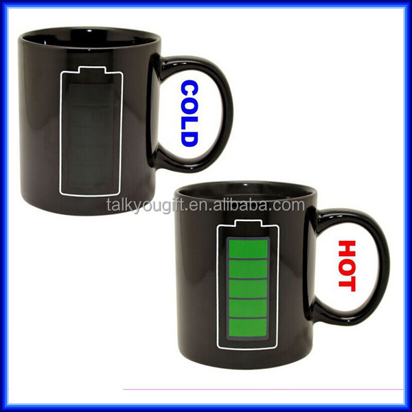 創造的なバッテリー感熱昇華性色が変化するセラミックコーヒーを飲む/茶マグカップ昇進のギフトのために仕入れ・メーカー・工場