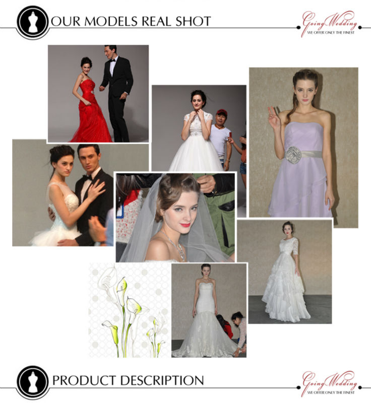 ラインのウェディングドレスgoingwedding実際のサンプルのウェディングドレスのレースのウェディングドレスのサンプル写真花嫁衣装sw0002ブライダルウェア問屋・仕入れ・卸・卸売り