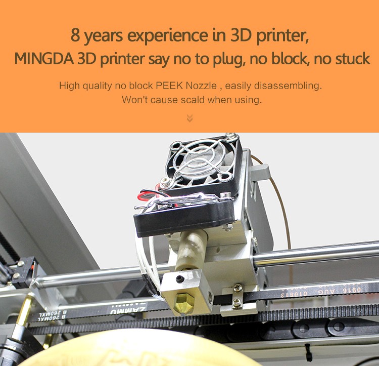2016 mingda 3dプリンタ新バージョンmd 3dプリントモデル、精神フレーム、高品質の3dプリンタ仕入れ・メーカー・工場