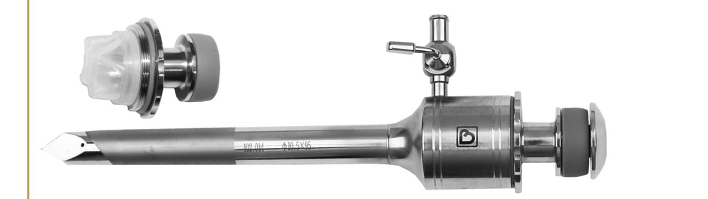 腹腔鏡手術器具5mmbulntピラミッド型の再利用可能なステンレス鋼トロカールキット仕入れ・メーカー・工場