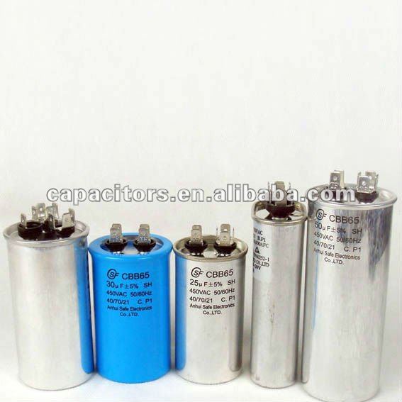 Condensateur, 3 pôle, 450 v, Herm P / N cbb65aCondensateursId du