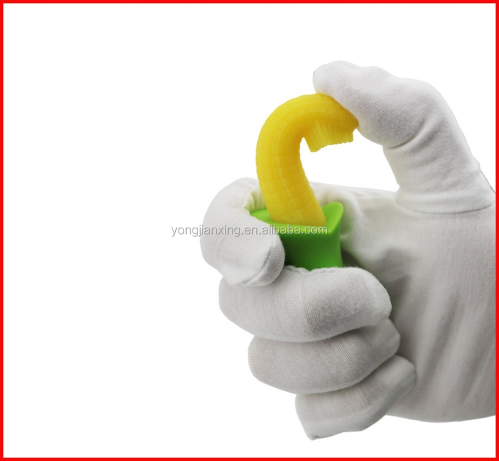 新しいデザイン赤ちゃんバナナ屈曲可能なトレーニング歯ブラシ 問屋・仕入れ・卸・卸売り
