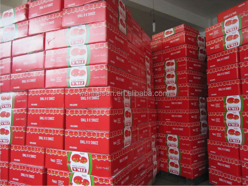 Fresh Tomato paste in can 28-30% 400g*24