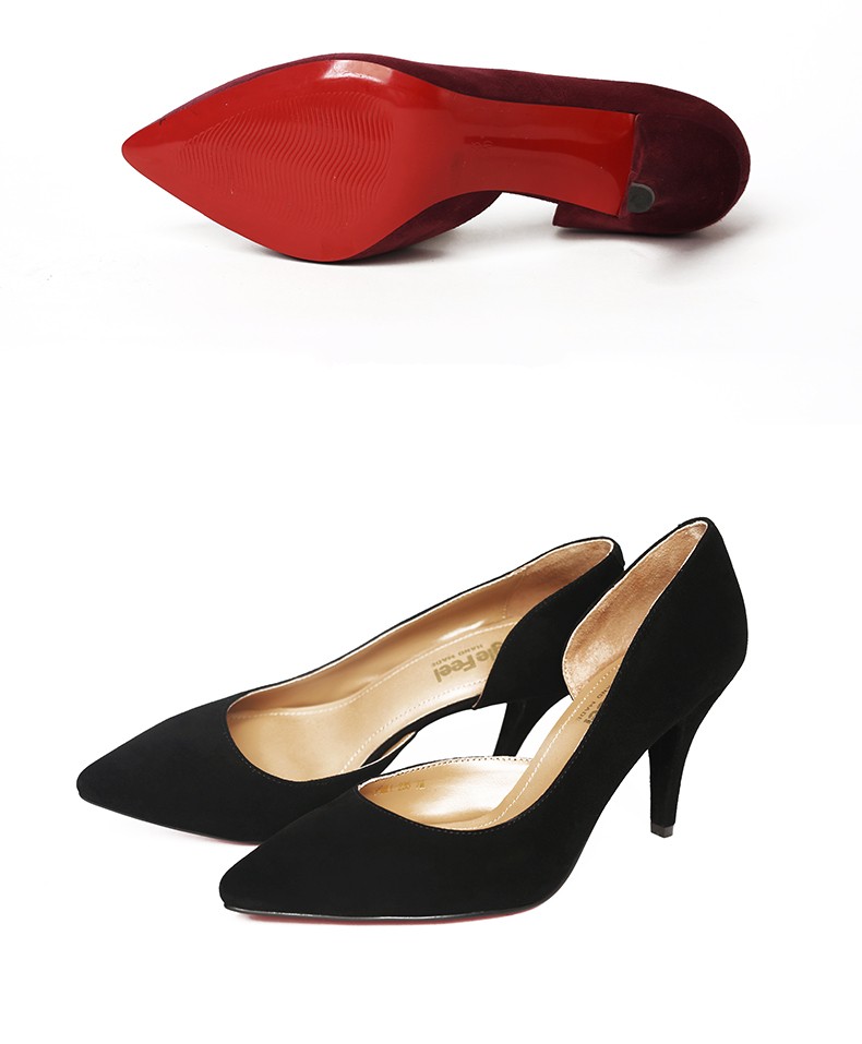OLZP6女性靴メーカー、新しいデザインスエードレディースセクシーな靴仕入れ・メーカー・工場