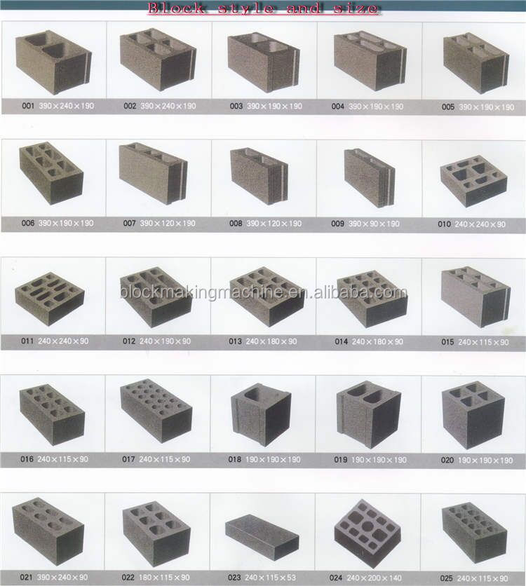 中小企業の設備qtj4-26cコンクリートブロック形式販売のための仕入れ・メーカー・工場