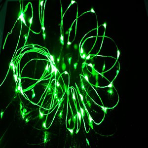 AA Battery Operated 33FT 10M 100 led Christmas Holiday Wedding Party Decoration Festival LED Copper Wire String Fairy Light