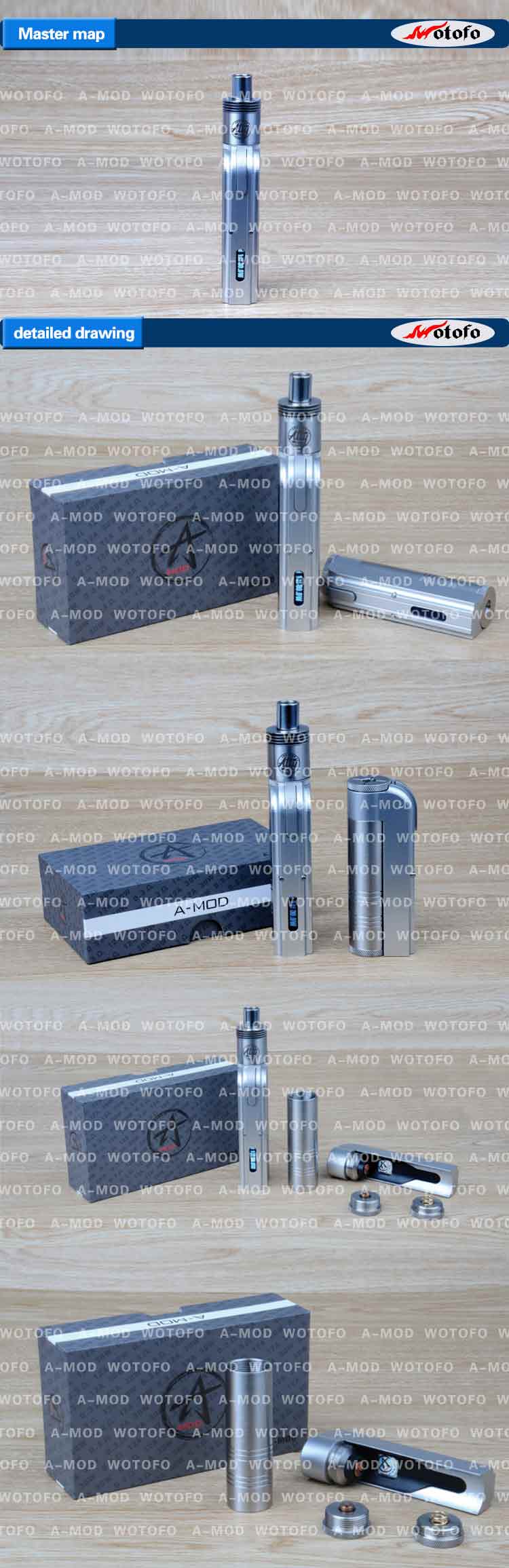 A Mod 2014 wholesale most popular zna 30 mod 1:1 clone mechanical zna 30w mod from Wotofo