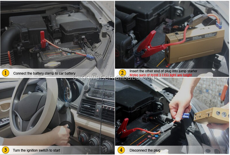 HOT 12V 12000mAh multi-function lithium battery jump starter