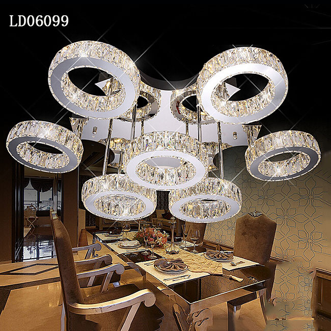 Zhongshan fábrica de iluminación lámpara de cristal led luz de ... Lamparas de cristal modernas