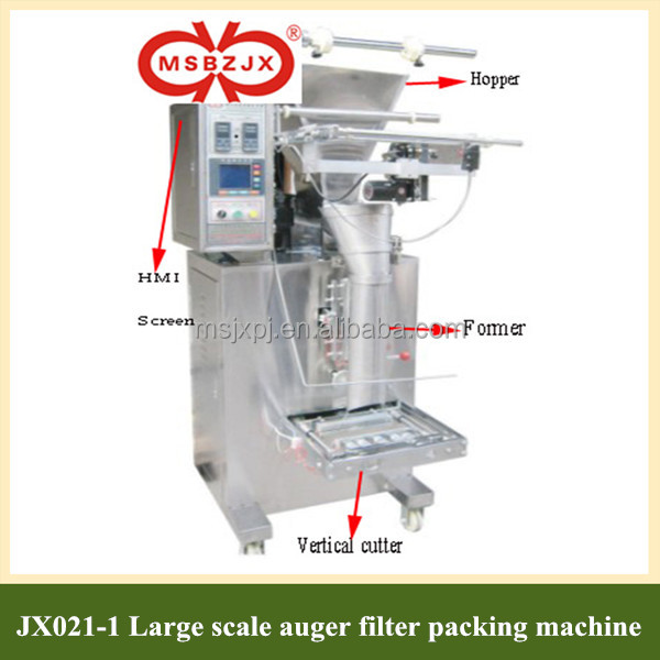 High accuracy JX021-1 automatic large auger cocoa powder packing machine