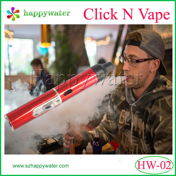 burn dry herb Click n Vape refill the gas