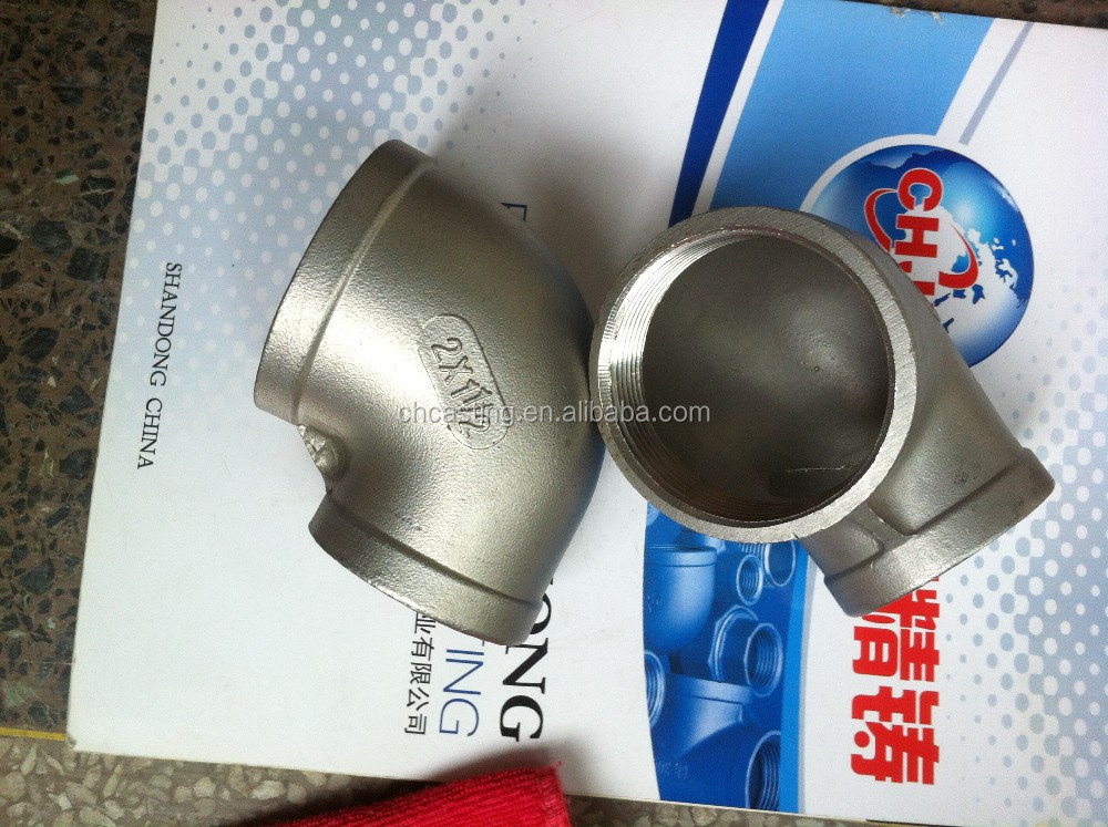 factory/ manufacturer of stainless steel reducing screwed elbow