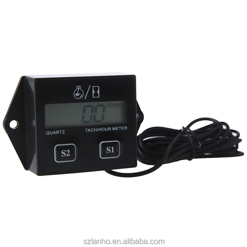 Digital Tach Hour Meter Gauge Tachometer Motorcycle Bike Buy Digital