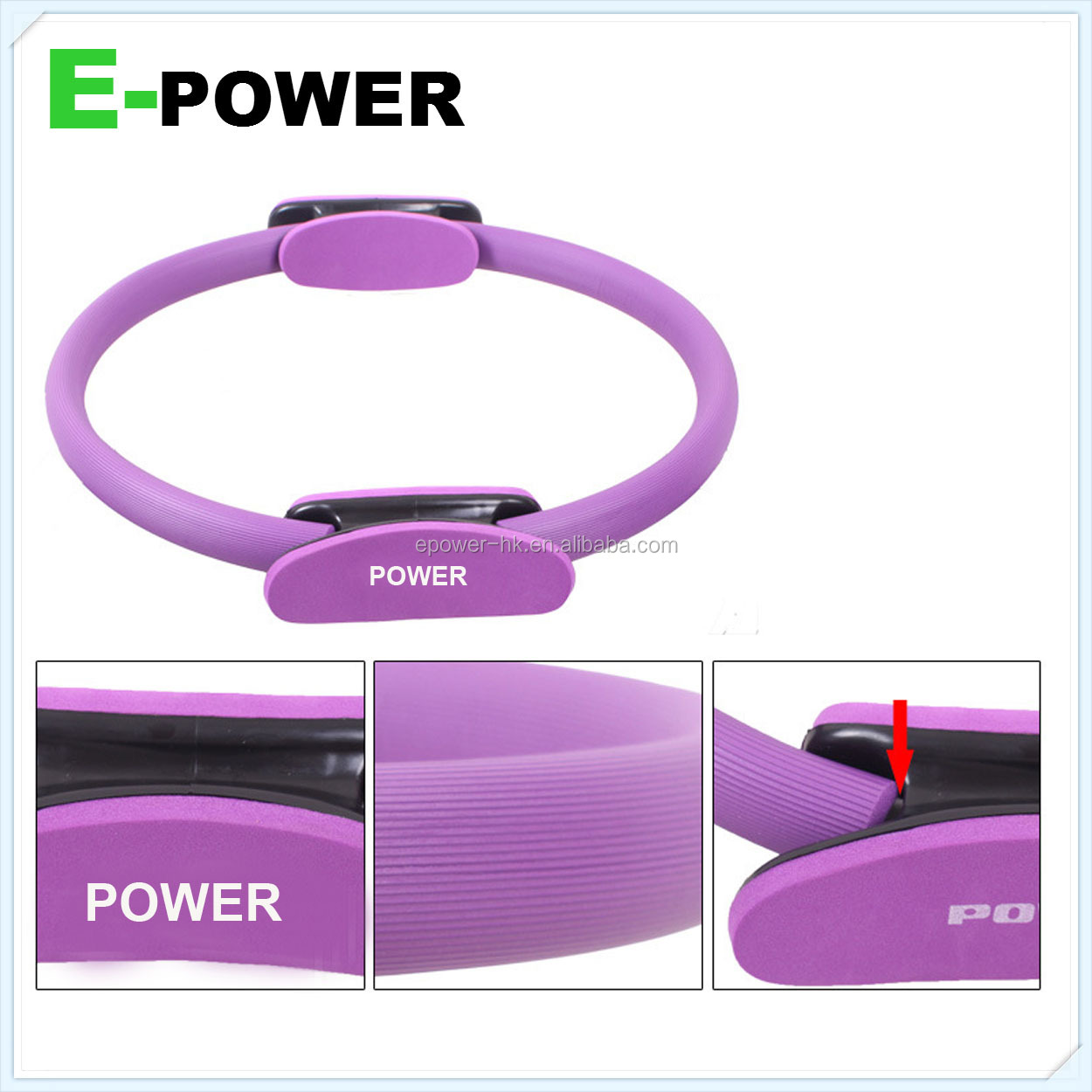 Arm exerciser to<em></em>ning gym resistance equipment tubing pilates abs ring問屋・仕入れ・卸・卸売り