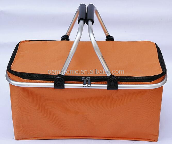 OEMPROMO Environmental 600D Durable Foldable Shopping Basket/ Shopping Cart