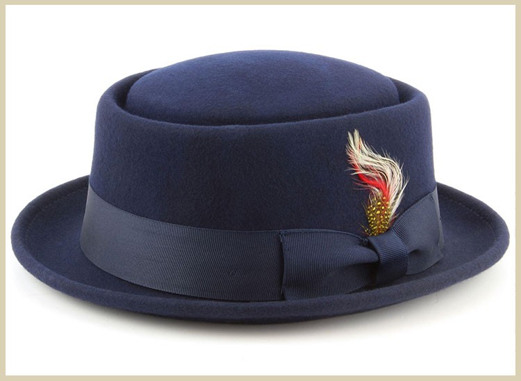最も ファッショナブル な fedora の帽子の羽fedora の帽子卸売の ため の男性仕入れ・メーカー・工場