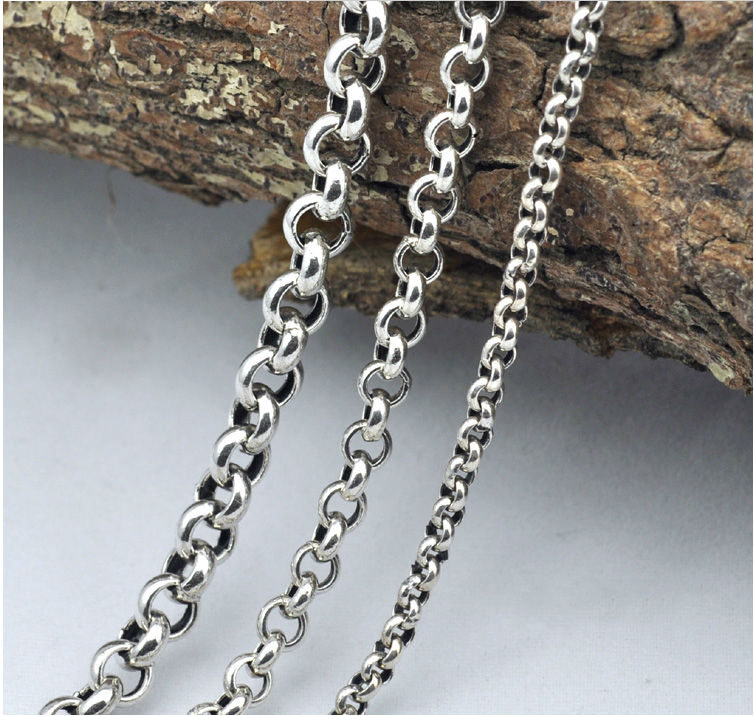 100-Pure-Silver-men-women-necklace-Wholesale-925-Sterling-Silver-necklace-Thai-silver-jewelry-sweater-chain (4)