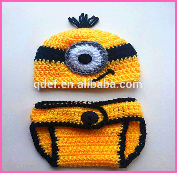 Crochet Minion Hat And Minion Costume For Baby - Buy ...
