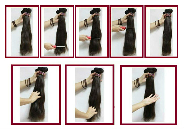 Virgin Remy Full Cuticle Tangle and Shedding Free Red Wine Hair Weave