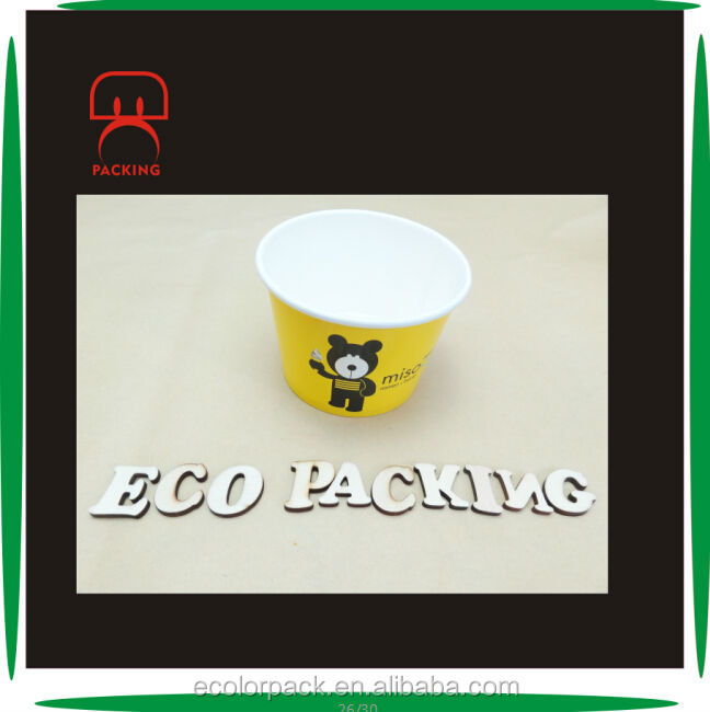 Wholesale custom base on your requirements ice cream paper cup