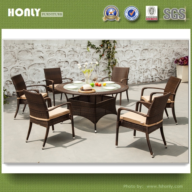 Luxury modern dining table set metal frame glass dining table set