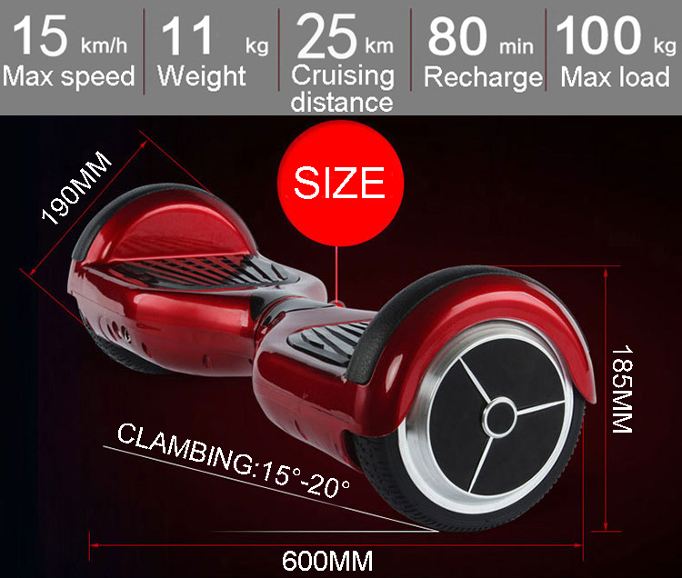 Smart 2 wheel self balancing eletric scooter/adult hover board/ self balance scooter
