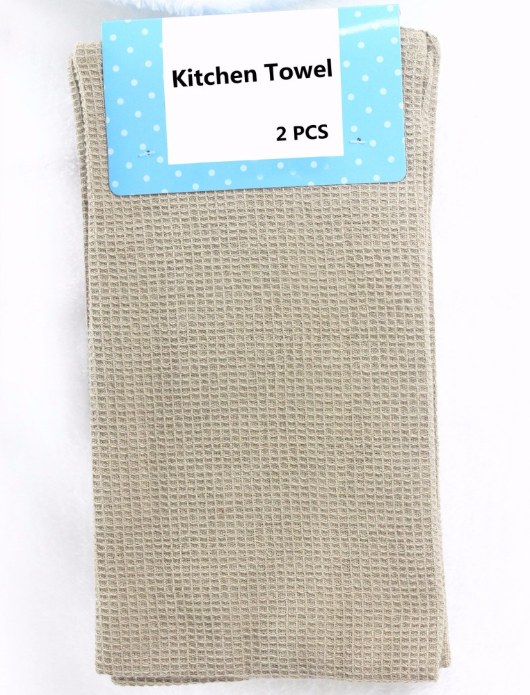 2015 wholesale no moq waffle kitchen tea towel 100% cotton 3