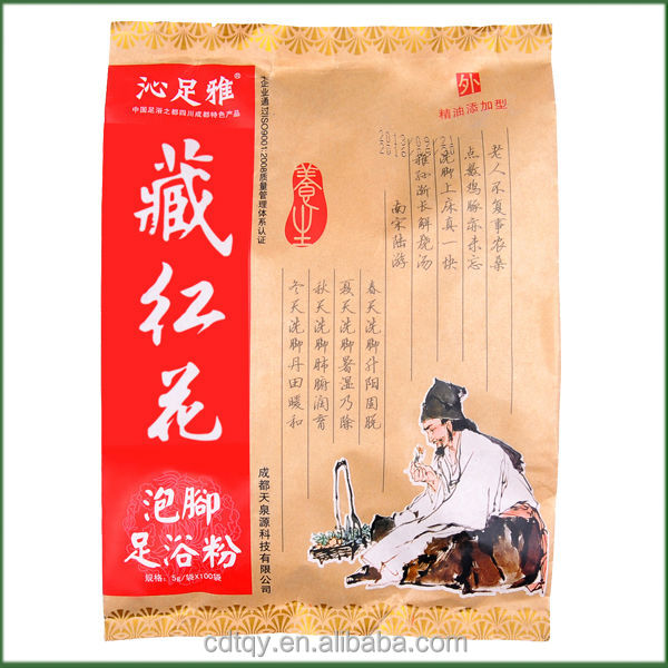 Foot care powder made of saffron medicine herb 2014 OEM manufacturer foot care training