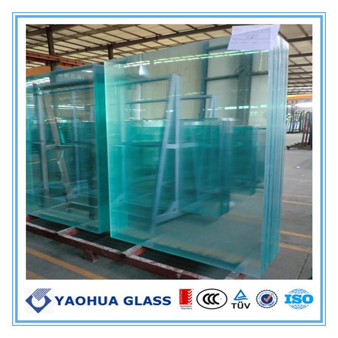 4mm toughened ulra clear glass 1
