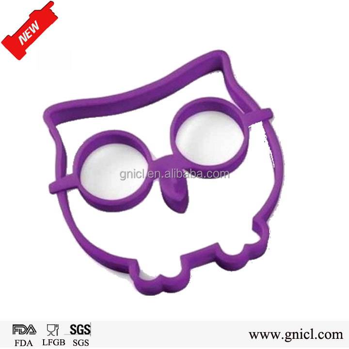 Custom shaped funny silicone cake tool silicone fry egg mold