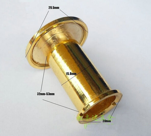 Description Picture 2 of item4 Pieces Metal 200 Degree Angle Door Viewer Peephole 32-53mm