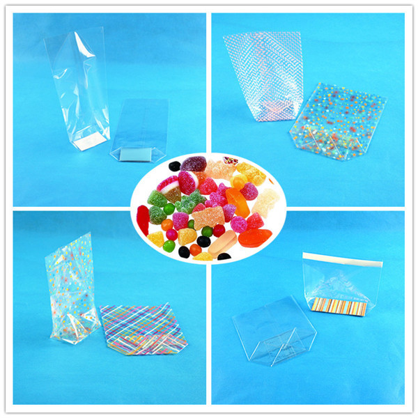 wholesale custom printed cellophane wedding candy packing bag