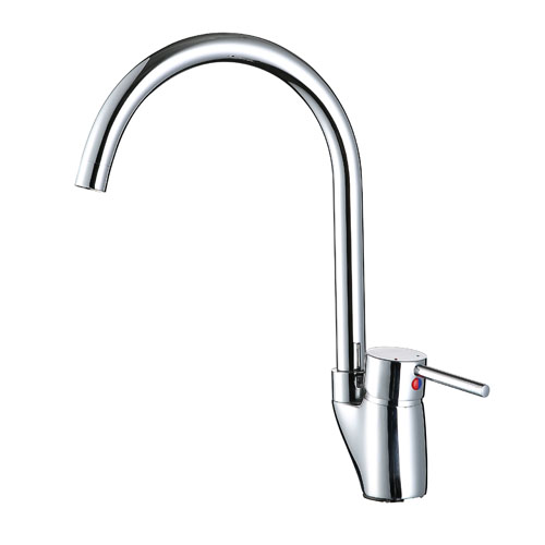 Brush Nickel Rotatable Long Neck Kitchen Faucet On Sale In Stock Buy