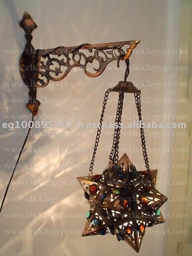 Handmade Wall Mount Hanging Star Lamp With A Deco Bracket Wall Light - Buy Wall Light,Outdoor ...