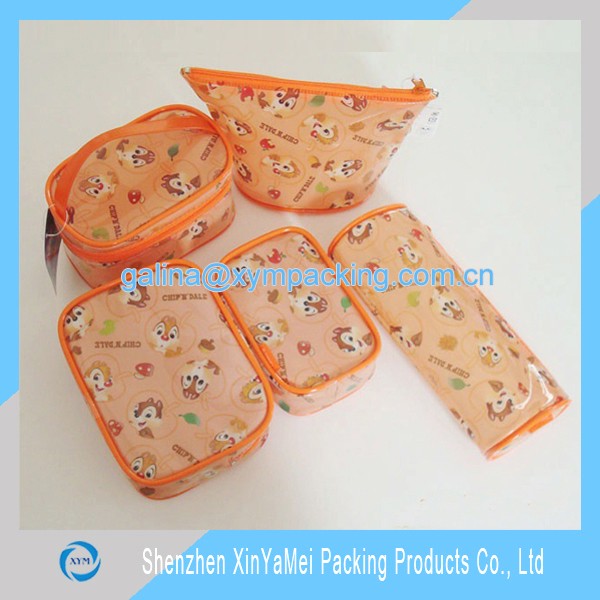 High quality plastic customize transparent pvc pouch
