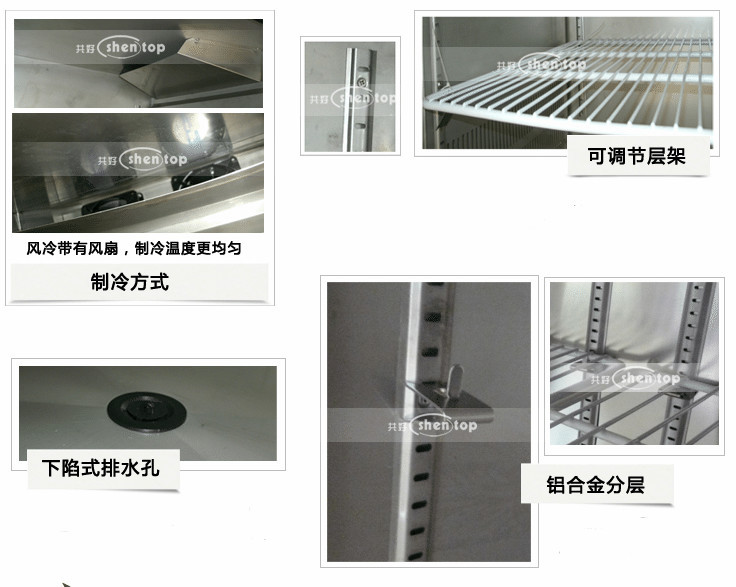 Shentopstla- a12zp商業ステンレス鋼予備校の表株式の食品用クーラー( 0~+10)問屋・仕入れ・卸・卸売り