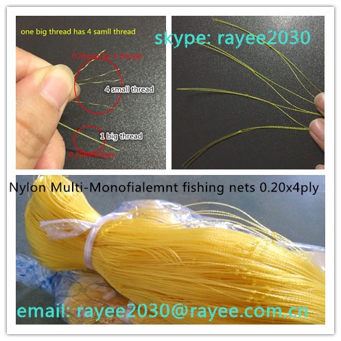 Lowest Prices Nyon Multi-Mono Fishing Nets, 0.15mm 6ply 50MD 100m