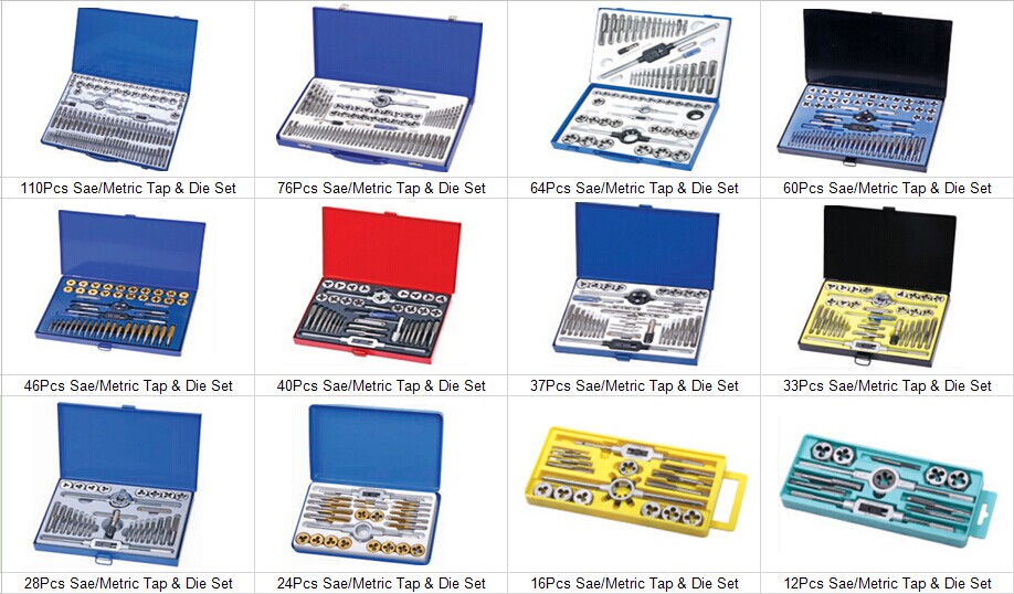 Saeホット2014年sytle64個/メトリックタップ、 ダイセットツール問屋・仕入れ・卸・卸売り