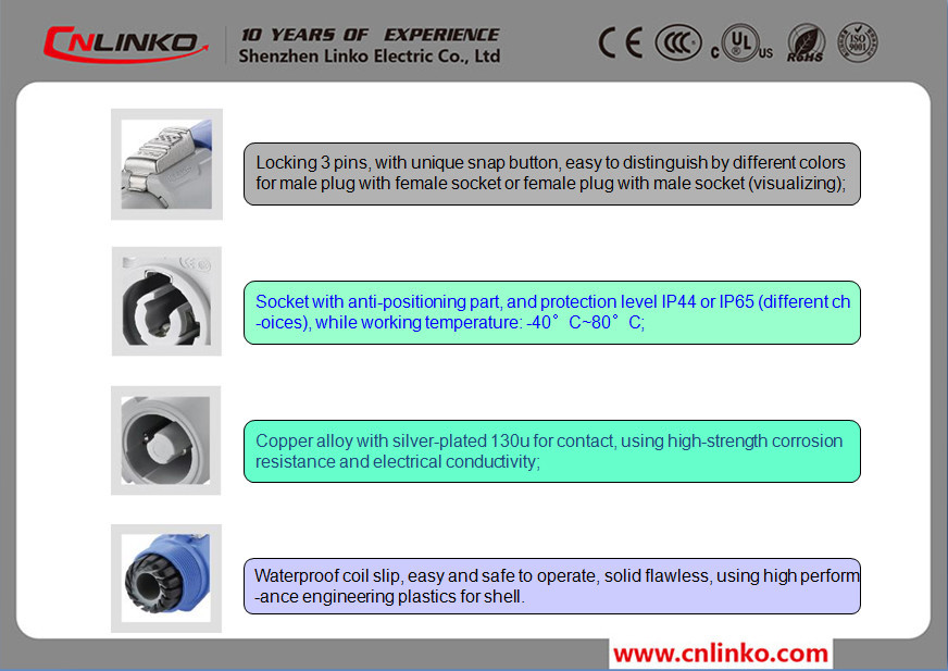 Cnl<em></em>inko電動クイックコネクタシリーズ- オートpowerconコネクタ仕入れ・メーカー・工場