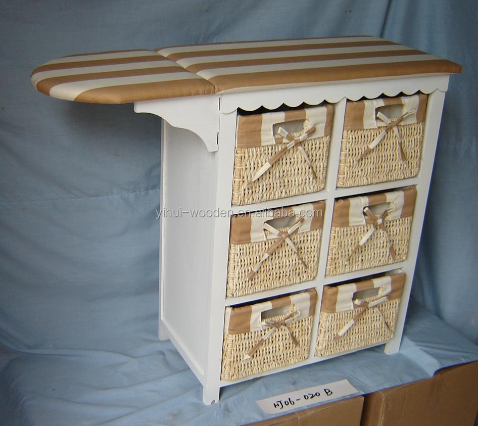 Wooden Cabinet Multi Drawer Wooden Storage Cabinets With Ironing