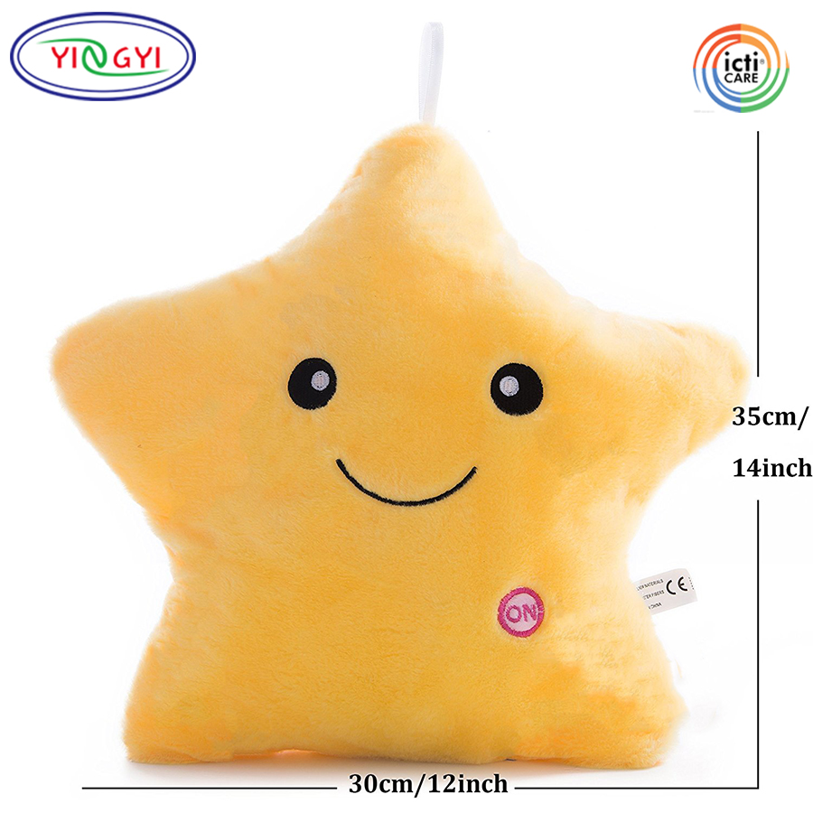 stuffed animal night light stars