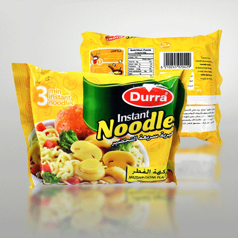 2014 Newest 80g Top One Durra Mushroom Instant Noodle